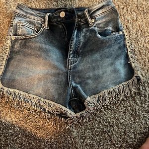 Women rhinestone shorts